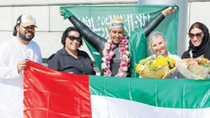 سباحة سعودية تدخل التاريخ