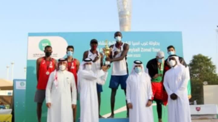 قطر الشاطئية تتوج بالبطولة الآسيوية