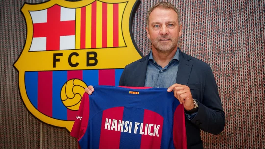 هانسي فليك - مدرب برشلونة