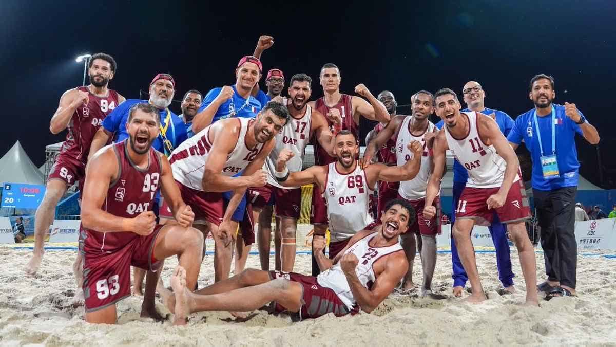 منتخب قطر لليد الشاطئية