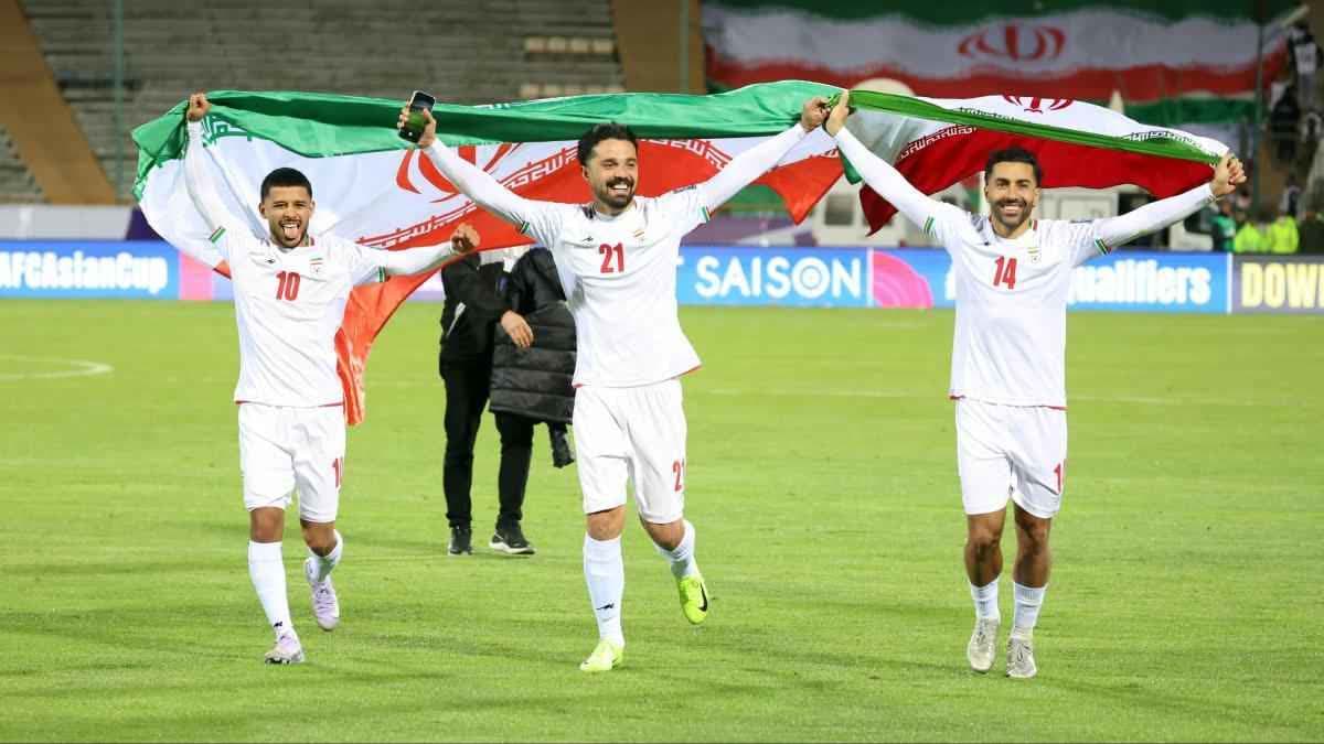 لاعبو المنتخب الايراني