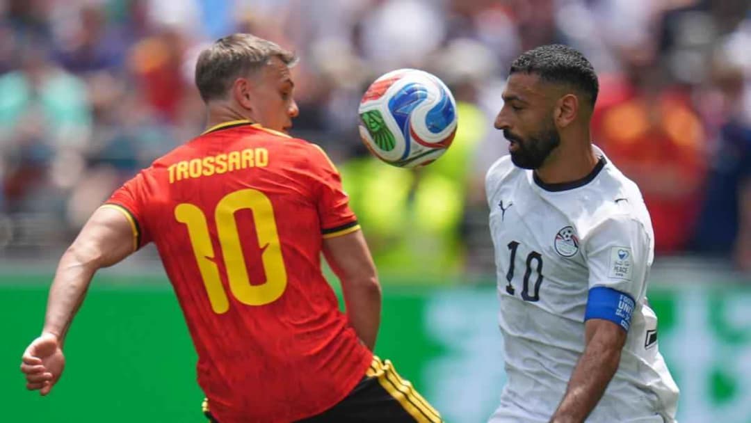 محمد صلاح مع لياندرو تروسارد