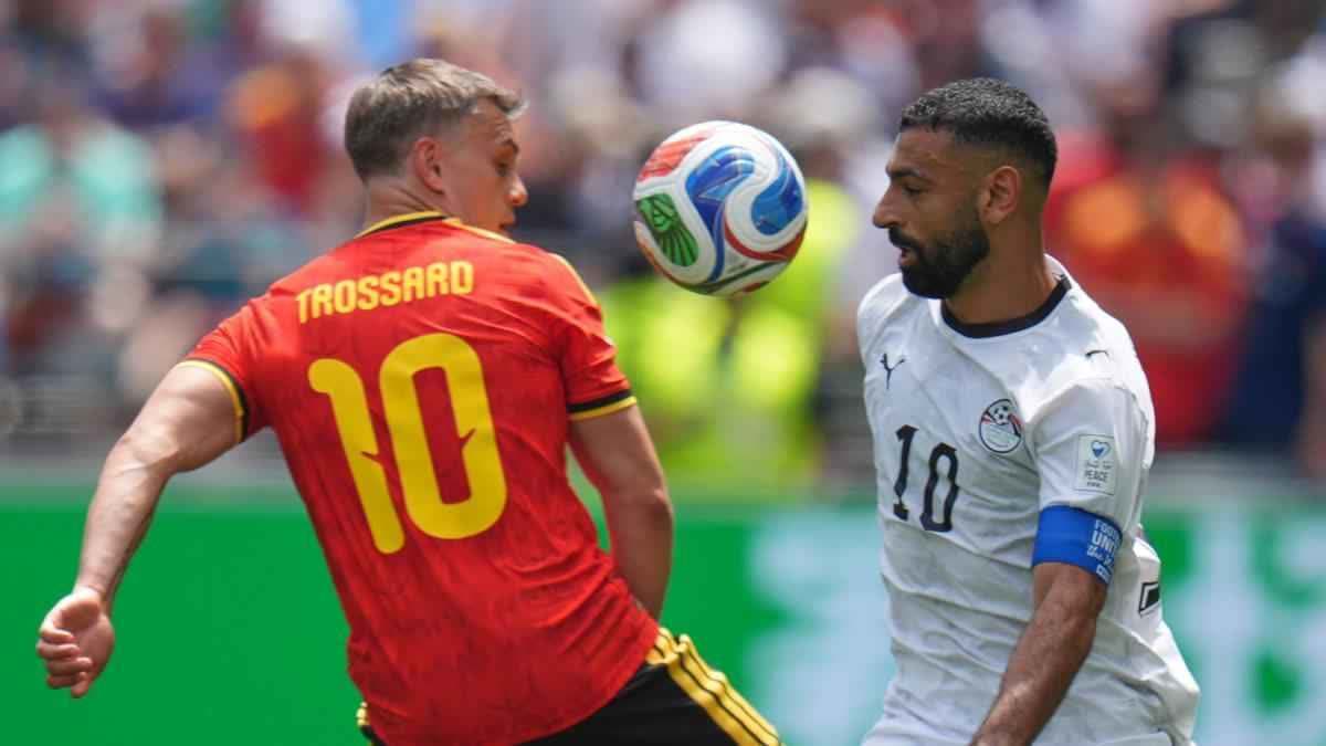 محمد صلاح مع لياندرو تروسارد