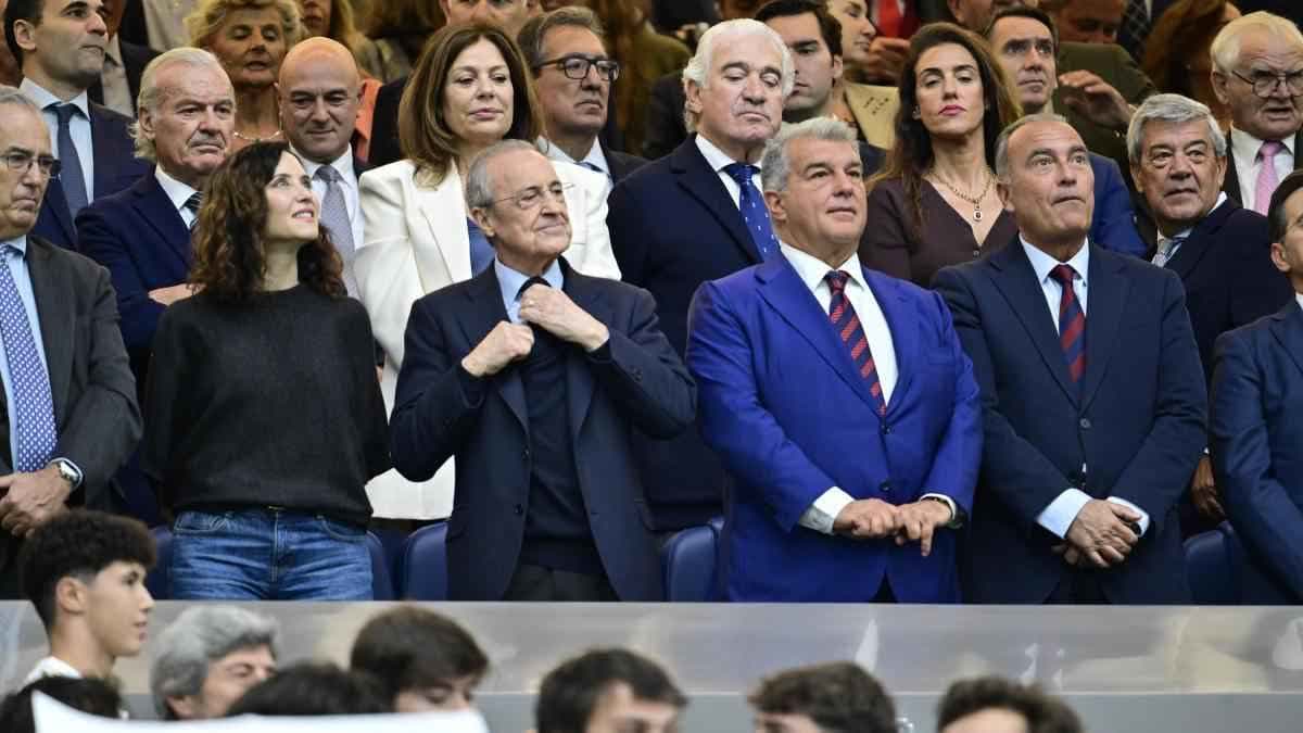 فلورنتينو بيريز، مع جوان لابورتا ورافا يوست.