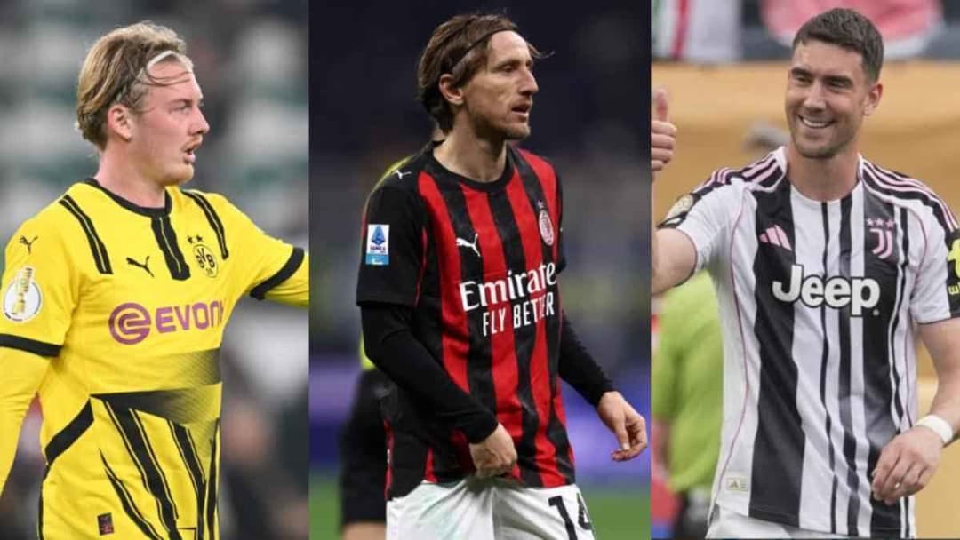 جوليان برانت، لوكا مودريتش ودوشان فلاهوفيتش
