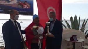 رقم قياسي جديد للسباح التونسي نجيب بلهادي