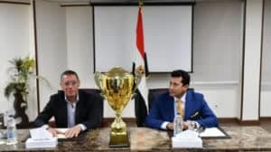 وزير الرياضة يكرم الفراعنة
