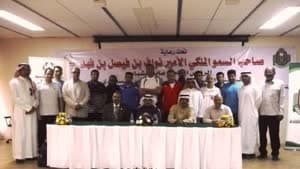 20 متدربا في دورة كرة الطاولة