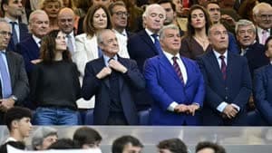 فلورنتينو بيريز، مع جوان لابورتا ورافا يوست.