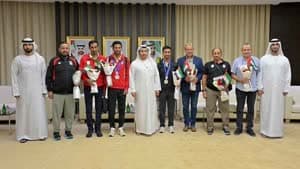 أبطال قفز الحواجز.